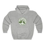 TREE OF LIFE - GREEN WHITE - Unisex Heavy Blend™ Hooded Sweatshirt