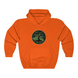 TREE OF LIFE - BLACK GREEN - Unisex Heavy Blend™ Hooded Sweatshirt