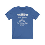 DEEBO'S BIKE RENTALS MEN/UNISEX T-SHIRT