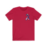 HAITI SOLIDE - RIBBON - MEN/UNISEX T-SHIRT