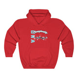 CHAMPIONSHIP DNA - BABY BLUE - Unisex Heavy Blend™ Hooded Sweatshirt