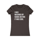 T-SHIRT FEMME LAVAGE DES MAINS
