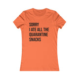 T-SHIRT FEMME SNACKS DE QUARANTAINE
