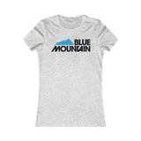 T-SHIRT FEMME MONTAGNE BLEU