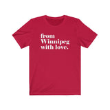 DE WINNIPEG AVEC AMOUR HOMMES/T-SHIRT UNISEXE