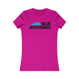 T-SHIRT FEMME MONTAGNE BLEU