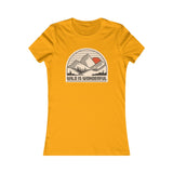 CAMISETA MUJER SALVAJE ES MARAVILLOSO