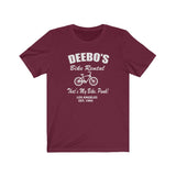 DEEBO'S BIKE RENTALS MEN/UNISEX T-SHIRT