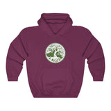 TREE OF LIFE - GREEN WHITE - Unisex Heavy Blend™ Hooded Sweatshirt