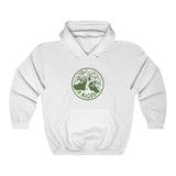 TREE OF LIFE - GREEN WHITE - Unisex Heavy Blend™ Hooded Sweatshirt