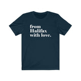 FROM HALIFAX WITH LOVE MEN/UNISEX T-SHIRT