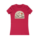 CAMISETA MUJER SALVAJE ES MARAVILLOSO