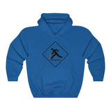 WARNING BASKETBALL PLAYER AHEAD - Unisex Heavy Blend™ Hooded Sweatshirt