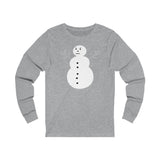 ANGRY SNOWMAN - Unisex Jersey Long Sleeve Tee