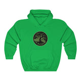 TREE OF LIFE - BLACK GREEN - Unisex Heavy Blend™ Hooded Sweatshirt