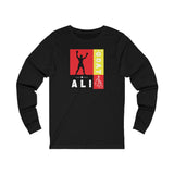 ALI - THE GOAT - Unisex Jersey Long Sleeve Tee