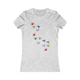 FLYING PAPER CRANES WOMEN'S T-SHIRT