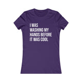T-SHIRT FEMME LAVAGE DES MAINS