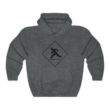 WARNING BASKETBALL PLAYER AHEAD - Unisex Heavy Blend™ Hooded Sweatshirt