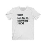 QUARANTINE SNACKS MEN/UNISEX T-SHIRT