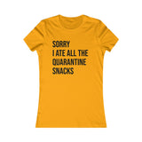 T-SHIRT FEMME SNACKS DE QUARANTAINE