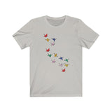 FLYING PAPER CRANES MEN/UNISEX T-SHIRT
