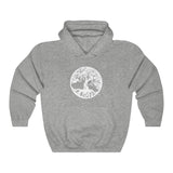 TREE OF LIFE - WHITE - Unisex Heavy Blend™ Hooded Sweatshirt