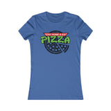 RESTEZ À LA MAISON ET MANGER DE LA PIZZA T-SHIRT FEMME