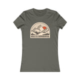 CAMISETA MUJER SALVAJE ES MARAVILLOSO