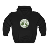 TREE OF LIFE - GREEN WHITE - Unisex Heavy Blend™ Hooded Sweatshirt