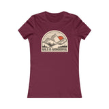 CAMISETA MUJER SALVAJE ES MARAVILLOSO