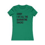 T-SHIRT FEMME SNACKS DE QUARANTAINE