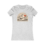 CAMISETA MUJER SALVAJE ES MARAVILLOSO