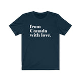FROM CANADA WITH LOVE MEN/UNISEX T-SHIRT