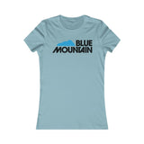 T-SHIRT FEMME MONTAGNE BLEU