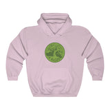 TREE OF LIFE - EARTH GREENS - Unisex Heavy Blend™ Hooded Sweatshirt