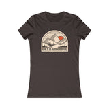 CAMISETA MUJER SALVAJE ES MARAVILLOSO
