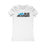 T-SHIRT FEMME MONTAGNE BLEU