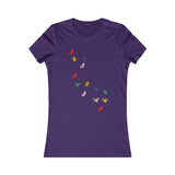 FLYING PAPER CRANES WOMEN'S T-SHIRT