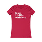 FROM HALIFAX WITH LOVE WOMEN'S T-SHIRT