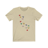 FLYING PAPER CRANES MEN/UNISEX T-SHIRT