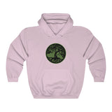 TREE OF LIFE - BLACK GREEN - Unisex Heavy Blend™ Hooded Sweatshirt