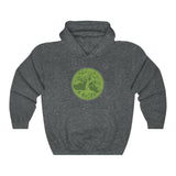 TREE OF LIFE - EARTH GREENS - Unisex Heavy Blend™ Hooded Sweatshirt