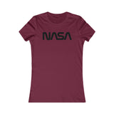 NASA BLACK WOMEN'S T-SHIRT