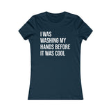 T-SHIRT FEMME LAVAGE DES MAINS