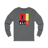 ALI - THE GOAT - Unisex Jersey Long Sleeve Tee
