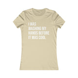 T-SHIRT FEMME LAVAGE DES MAINS