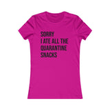 T-SHIRT FEMME SNACKS DE QUARANTAINE