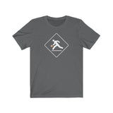 WARNING BASKETBALL PLAYER AHEAD - WH - MEN/UNISEX T-SHIRT