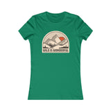 CAMISETA MUJER SALVAJE ES MARAVILLOSO